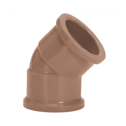 Joelho Marrom Soldável 45° de 25mm Amanco